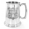 Edwin Blyde 1 Pint Pewter Tankard Worlds Best Dad