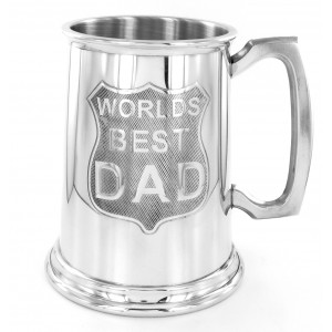 Edwin Blyde 1 Pint Pewter Tankard Worlds Best Dad