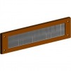 Exitex Internal Letter Plate without Flap 340 x 80mm Brown