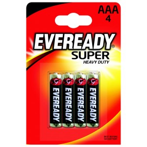 Eveready Super Heavy Duty Batteries