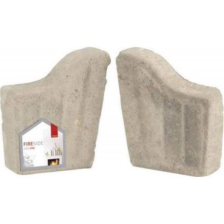 Percy Doughty Universal Fireplace Side Bricks (Set of 2)