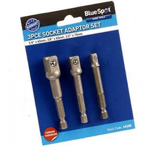 Blue Spot Socket Adaptor Set 3 Piece