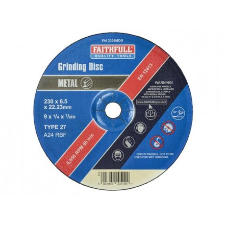 Bosch Metal Grinding Disc 230 x 6.5 x 22mm