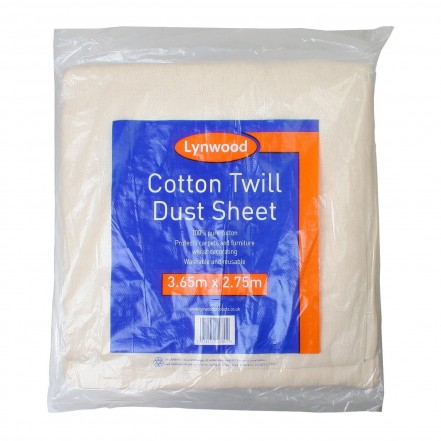 Lynwood Cotton Twill Dust Sheet 12' x 9'