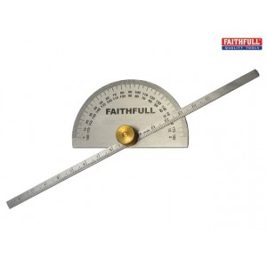 Faithfull Depth Gauge With Protractor 6"