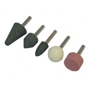 Faithfull Mini Mounted Grinding Stone Set - 5 Piece