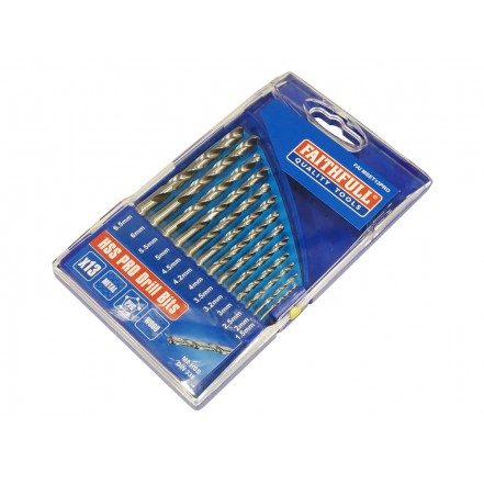 Faithfull Pro M2 HSS Drill Set (x13) 1.5 - 6.5mm