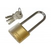 Faithfull Brass Padlock Long Shackle 40mm