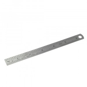 Fisco Stainless Steel Rule 6"/15cm