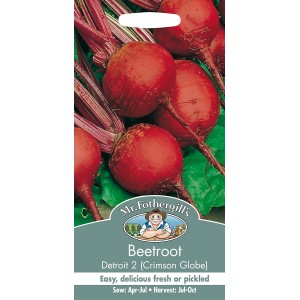 Mr.Fothergill's Beetroot Seeds Detroit 2 Crimson Globe