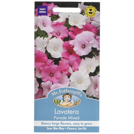Mr.Fothergill's Lavatera Parade Mixed Flower Seeds