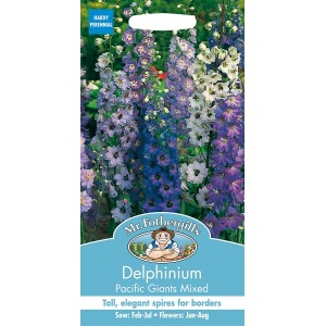 Mr.Fothergill's Delphinium Pacific Giants Mixed Flower Seeds