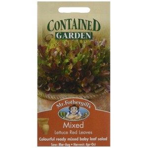 Mr.Fothergill's Lettuce Mixed Red Salad Leaf Seeds