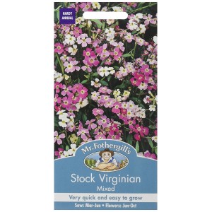 Mr.Fothergill's Stock Virginian Mixed Flower Seeds