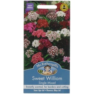 Mr.Fothergill's Sweet William Single Mixed Flower Seeds