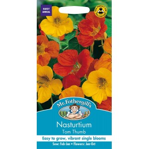 Mr.Fothergill's Nasturtium Tom Thumb Flower Seeds