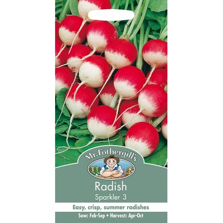 Mr.Fothergill's Radish Sparkler 3 Seeds