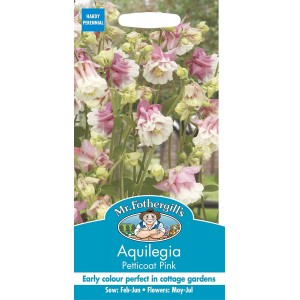 Mr.Fothergill's Aquilegia Petticoat Pink Seeds