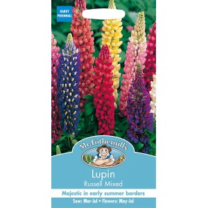 Mr.Fothergill's Lupin Russell Mixed Flower Seeds