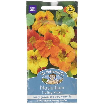 Mr.Fothergill's Nasturtium Trailing Mixed Flower Seeds