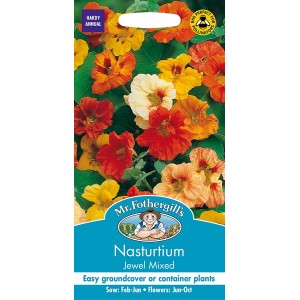 Mr.Fothergill's Nasturtium Jewel Mixed Seeds