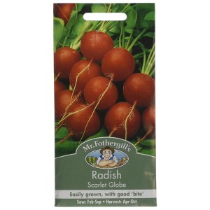 Mr.Fothergill's Radish Scarlet Globe Seeds