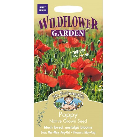 Mr.Fothergill's Wild Poppy Flower Seeds