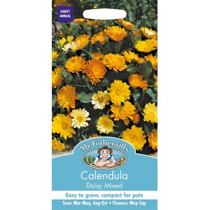 Mr.Fothergill's Calendula Daisy Mixed Flower Seeds