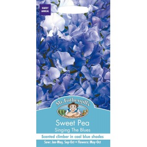 Mr.Fothergill's Sweet Pea Singing The Blues Flower Seeds