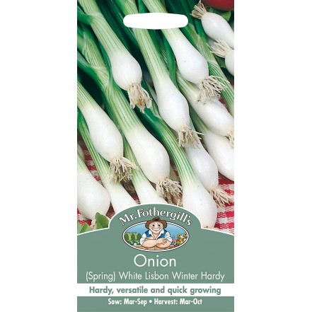 Mr.Fothergill's Spring Onion White Winter Hardy Seeds