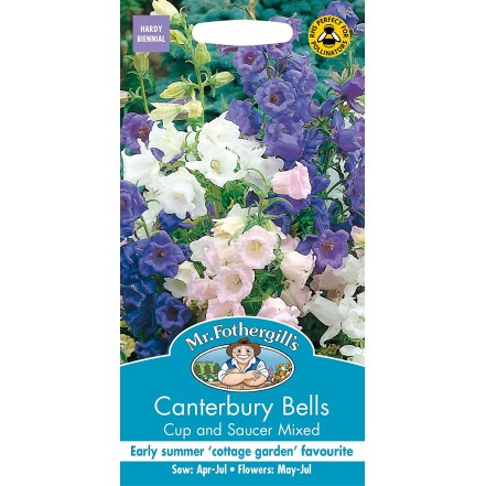 Mr.Fothergill's Canterbury Bells Mixed Flower Seeds