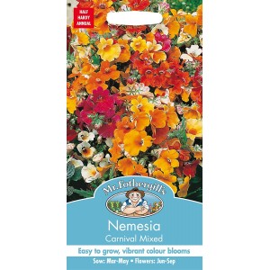 Mr.Fothergill's Nemesia Carnival Mixed Flower Seeds