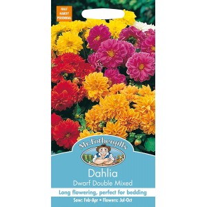 Mr.Fothergill's Dahlia Dwarf Double Mixed Flower Seed