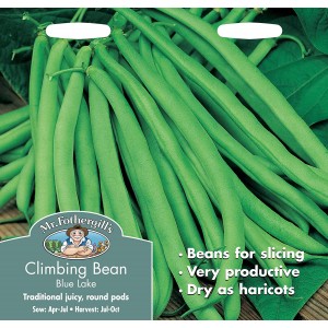 Mr.Fothergill's Climbing Bean Blue Lake Seeds