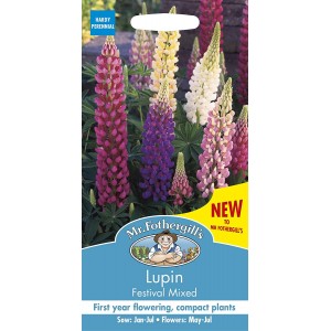 Mr.Fothergill's Lupin Festival Mixed Flower Seeds