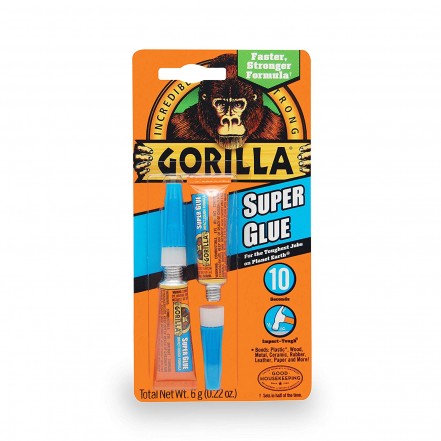 Gorilla Super Glue Tube 2 x 3g