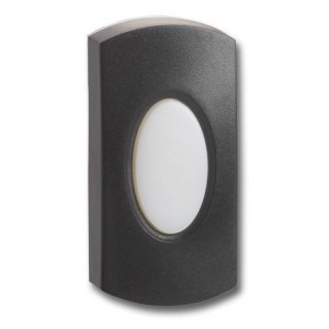 Wired Bell Push Black Body/White Button