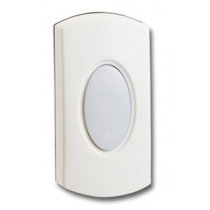 Wired Bell Push White Body/White Button