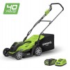 Greenworks 40V Cordless Lawn Mower 35cm with 2Ah Battery & Charger