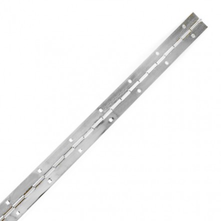 Securit Piano Hinge Zinc Plated Priced Per Length