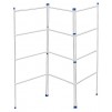 SupaHome 3-Fold 4-Bar Airer Stainless-Steel Silver