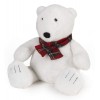 Intelex Cozy Plush Polar Bear Fully Microwavable Toy