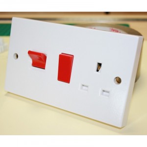 Jegs ASTA Approved 45 Amp Cooker Panel And Socket