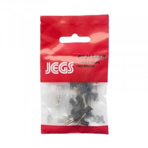 Jegs Pk10 7mm Coax Cable Clips Black