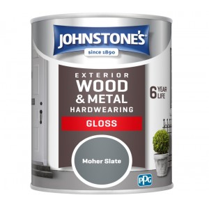 Johnstone's Exterior Gloss Moher Slate 750ml