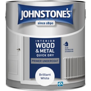 Johnstone's Primer Undercoat White 2.5 Litre