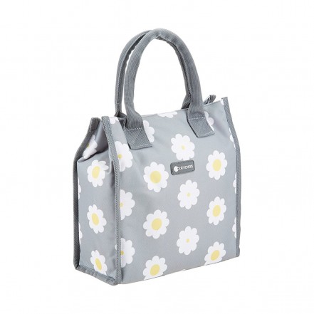 KitchenCraft Coolmovers Daisy Tote Cool Bag 4 Litre - Grey