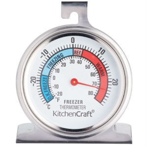 KitchenCraft Stainless Steel Fridge Thermometer