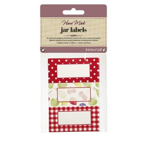 KitchenCraft Home Made Pack of 30 Jam Jar Labels - Orchard