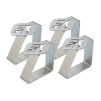 KitchenCraft Set of 4 Stainless Steel Table Cloth Clips Leaf Shape